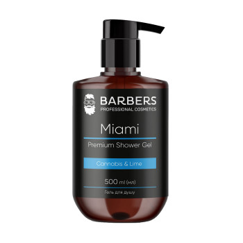 Гель для душу Barbers Miami Premium Shower Gel чоловічий, 500 мл