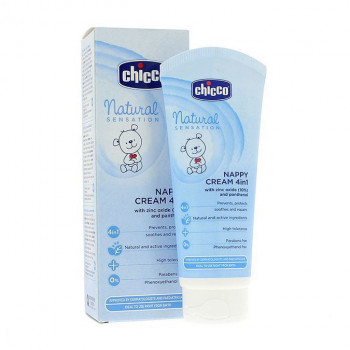 Захисний крем під підгузок 4 в 1 Chicco Nappy Cream Natural Sensation, 100 мл