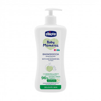 Дитячий гель для душу Chicco Baby Moments Kids Bath And Shower Gel, 500 мл