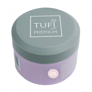 Гель для нарощування нігтів Tufi profi Premium UV/LED Gel, 05 First Lady, 15 г