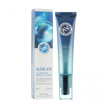 Омолоджувальний крем для шкіри навколо очей Enough Premium Ultra X10 Collagen Pro Marine Eye Cream, 30 мл