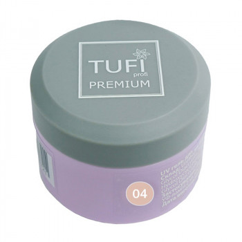 Гель для нарощування нігтів Tufi profi Premium UV Gel, 04 Cover Light, 15 г