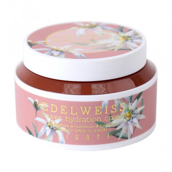 Омолоджувальний крем для обличчя Jigott Edelweiss Flower Hydration з екстрактом швейцарського едельвейса, 100 мл