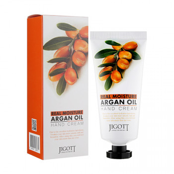 Крем для рук Jigott Real Moisture Argan Oil Hand Cream з аргановою олією, 100 мл