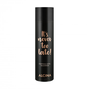 Кофеїновий вітамінізований шампунь для волосся Alcina It's Never Too Late Coffein Vital Shampoo, 250 мл