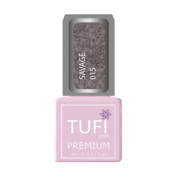 Гель-лак для нігтів Tufi profi Premium Savage 015 Світловідбивний Луксор, 8 мл