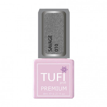 Гель-лак для нігтів Tufi profi Premium Savage 010 Світловідбивний Альбіон, 8 мл