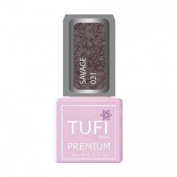 Гель-лак для нігтів Tufi profi Premium Savage 021 Світловідбивний Монако, 8 мл