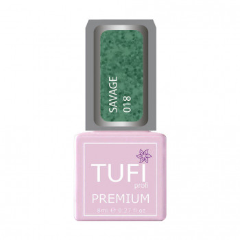 Гель-лак для нігтів Tufi profi Premium Savage 018 Світловідбивний Аддіс-Абеба, 8 мл