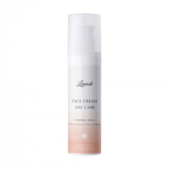 Денний крем для обличчя Lapush Face Cream Day Care для нормальної шкіри, з екстрактом азіатської центели та вітаміном С, 50 мл