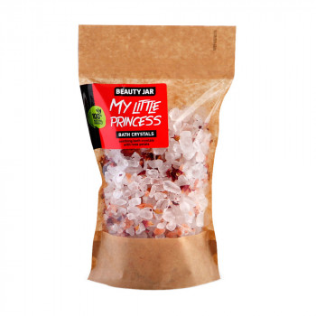Заспокійливі кристали для ванни Beauty Jar My Little Princess Bath Crystals з пелюстками троянд, 600 г