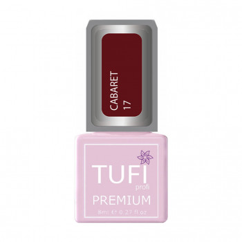 Гель-лак для нігтів Tufi profi Premium Cabaret 17 Винний, 8 мл