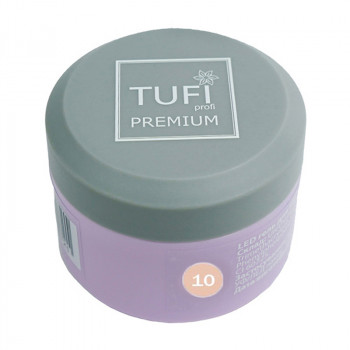 LED-гель для нарощування нігтів Tufi profi Premium Gel 10 Apricot, 30 г