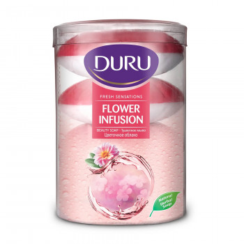 Тверде мило DURU Fresh Sensations Квіткова хмара, 4*100 г