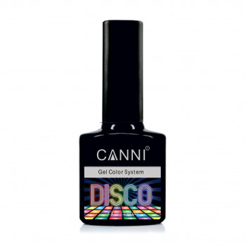 Світловідбивний гель-лак для нігтів Canni Disco 3D Flash 547 латте, 7.3 мл