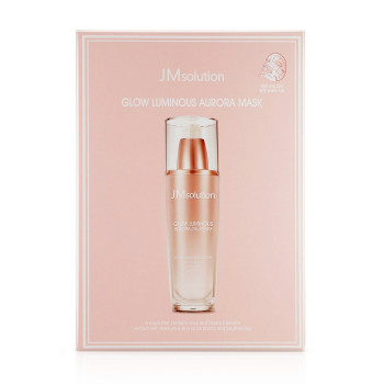 Тканинна маска для обличчя JMsolution Glow Luminous Aurora Mask з перлами та трояндою, 30 мл