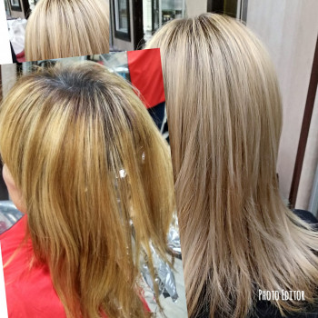 Фарбування сивого волосся
                    Парикмахер-колорист Светлана Киев