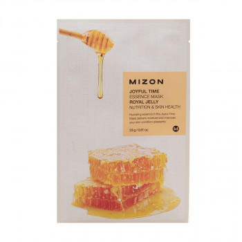 Тканинна маска для обличчя Mizon Joyful Time Essence Mask Royal Jelly з екстрактом маточного молочка, 23 г