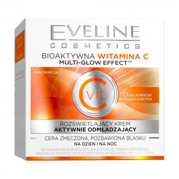 Крем для обличчя Eveline Cosmetics Активно омолоджуючий та вирівнюючий колір обличчя, 50 мл