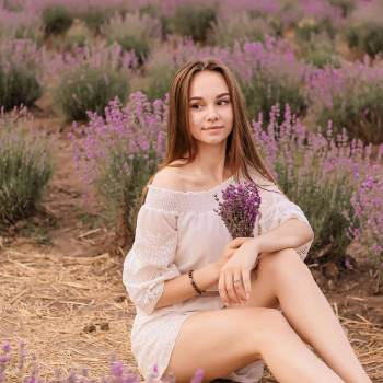 Фотосессия на природе в лаванде летняя, фото -  