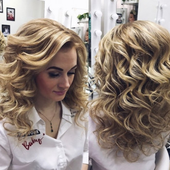 Укладка волос с выездом на дом в Киеве
                    Парикмахер-стилист Диана Киев