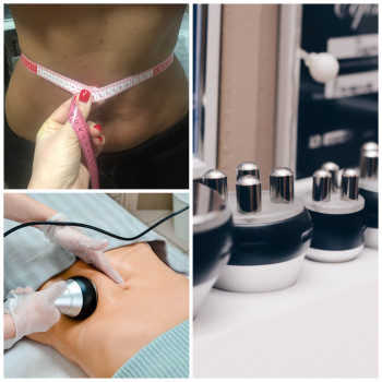 Кавитация-безопирационная липосакция !
Минус 3 см. за одну п