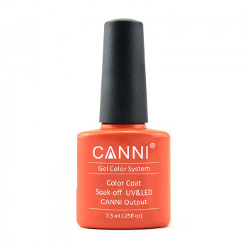 Гель-лак для нігтів Canni Gel Color System Color Coat Soak-off UV&LED 107 Пастельний лососевий, 7.3 мл