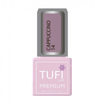 Гель-лак для нігтів Tufi profi Premium Cappuccino 14 Лате, 8 мл