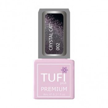 Гель-лак для нігтів Tufi Profi Premium Crystal Cat, 002 Аметист, 8 мл