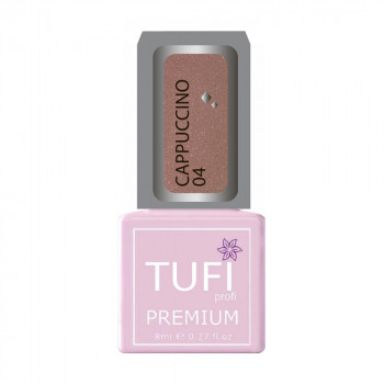 Гель-лак для нігтів Tufi profi Premium Cappuccino 04 Мідний, 8 мл