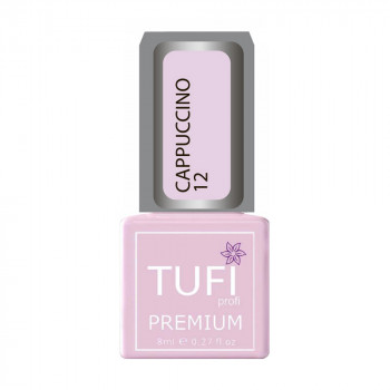 Гель-лак для нігтів Tufi profi Premium Cappuccino 12 Біле какао, 8 мл