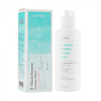 Ензимна пудра для вмивання Petitfee & Koelf Beta-Glucan Enzyme Powder Wash з бета-глюканом, 80 г