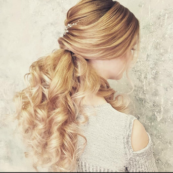 Праздничный хвост на основе накрутки