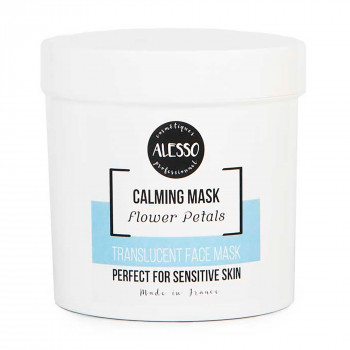 Заспокійлива альгінатна маска для обличчя Alesso Professionnel Calming Mask Flower Petals Translucent Face Mask з ніжними пелюстками, 200 г