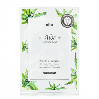 Тканинна маска для обличчя Konad Niju Aloe Essence Mask з алое, 17 мл