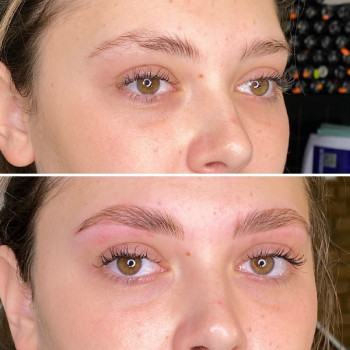 Корекція та фарбування+проріджування брів
Тривалість процед