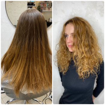 осветление открытой техникой и масляное окрашивание