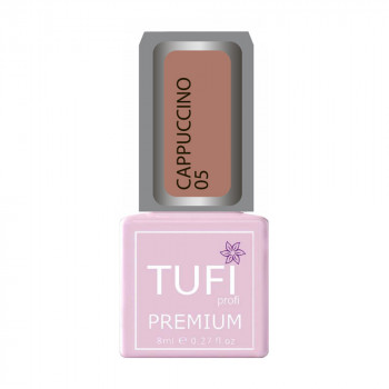 Гель-лак для нігтів Tufi profi Premium Cappuccino 05 Мокко, 8 мл