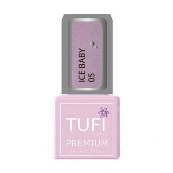 Гель-лак для нігтів Tufi profi Premium Ice baby 05 Північне сяйво, 8 мл
