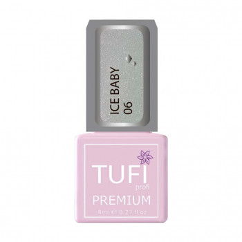 Гель-лак для нігтів Tufi profi Premium Ice baby 06 Біла королева, 8 мл