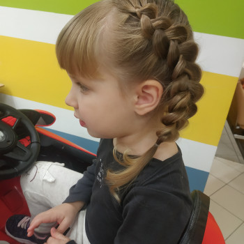 плетіння волосся, зачіска в школу, косички, французська коса, дитячі коси