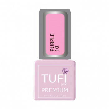 Гель-лак для нігтів Tufi profi Premium Purple 10 Пильна троянда, 8 мл