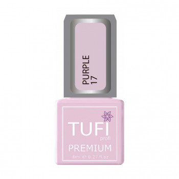 Гель-лак для нігтів Tufi profi Premium Purple 17 Гірська лаванда, 8 мл