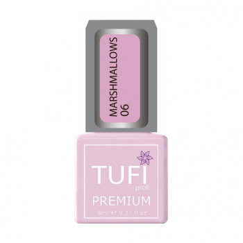 Гель-лак для нігтів Tufi Profi Premium Marshmallows 06 Чайна троянда, 8 мл