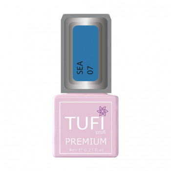 Гель-лак для нігтів Tufi profi Premium Sea 07 Блакить моря, 8 мл