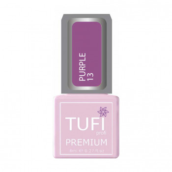 Гель-лак для нігтів Tufi profi Premium Purple 13 Вишневий, 8 мл