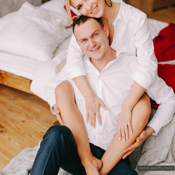 Новорічна фотосесія еротична у студії, фото - Весільний фотограф Анна Шаульська