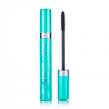 Туш для вій LCF Silver & Mint Volume & Long Mascara Об'єм та Подовження, чорна, 11 г