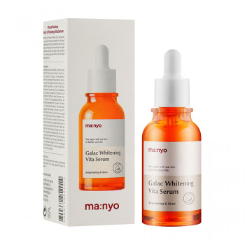 Освітлювальна сироватка для обличчя Manyo Galac Whitening Vita Serum з галактомісисом і вітамінним комплексом, 50 мл