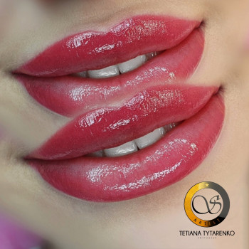 Акварельные губки сразу после напыления. 